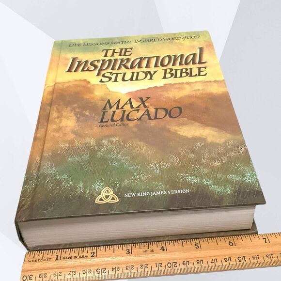 The Inspirational Study Bible Max Lucado Holy Bible New King James Version 1995 - Picture 3 of 16
